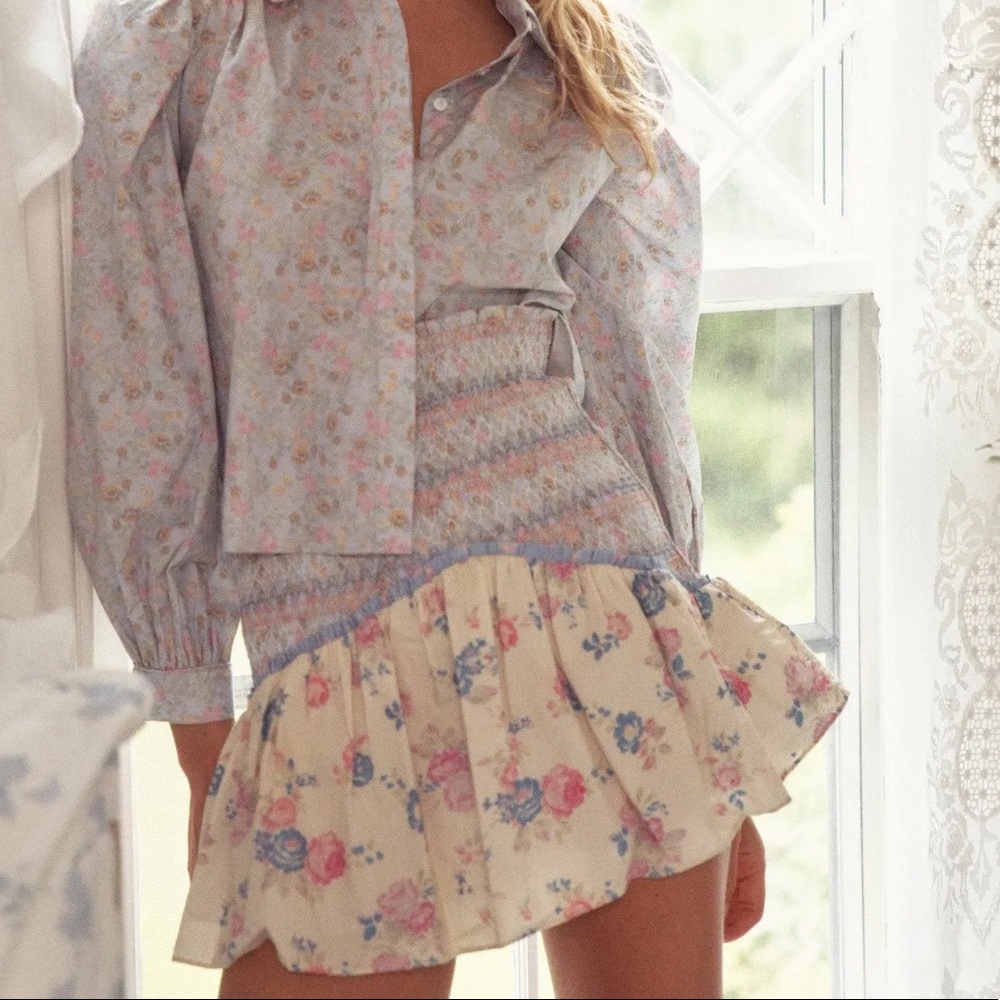 LOVESHACKFANCY SKIRT